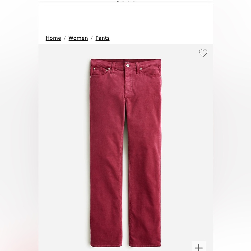 J Crew NWT High rise Demi boot corduroy